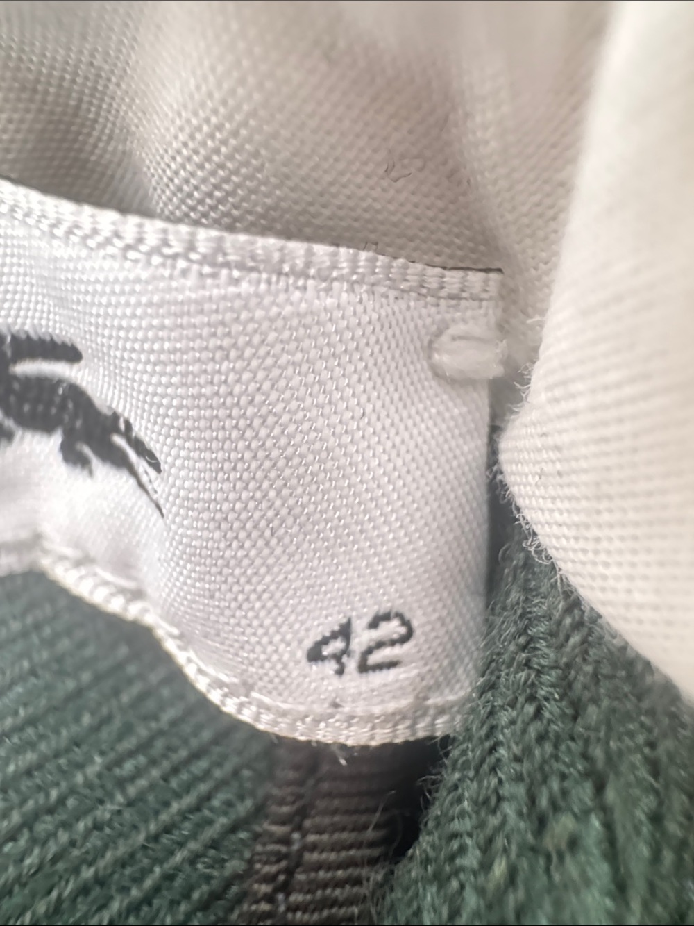 Lacoste Forest Green Jogger Pants with Crocodile Patch - Picture 3 of 3